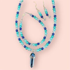 J2 -Faux Pearl Fashion Jewelry Set